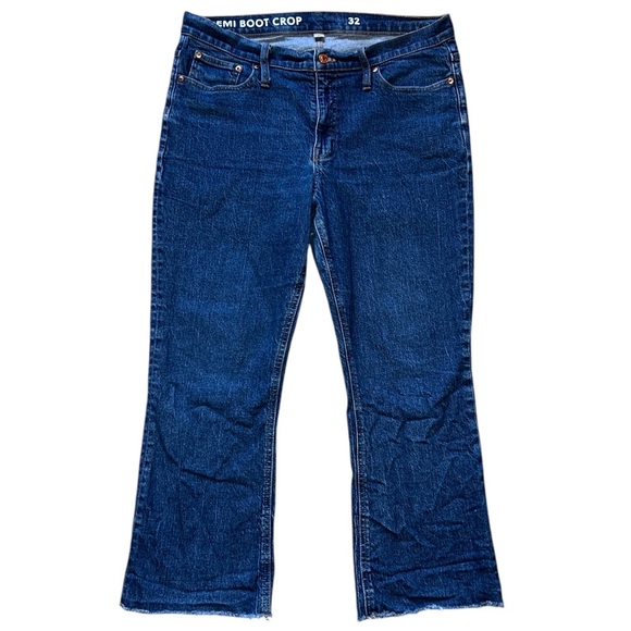 J. Crew demi-boot crop jean in Greenbriar wash Size 32 - Picture 1 of 8